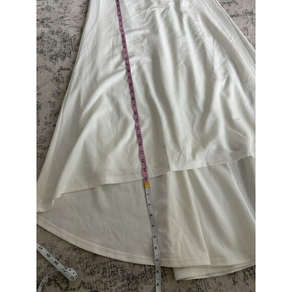 Lulus Feeling of Forever White Sleeveless Mermaid Maxi Wedding Dress NWT Medium - Picture 6 of 8